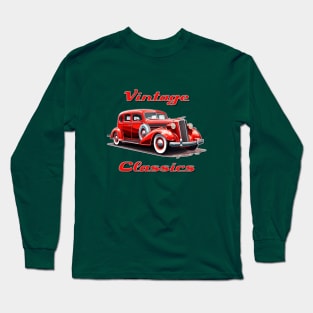 Cuban Havana Vintage Retro Old Classic Car Cars Long Sleeve T-Shirt